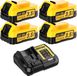 Batterie de remplacement compatible DeWalt pour DeWalt, Li-Ion DCBP034, 3500 mAh, 20V MAX, doré