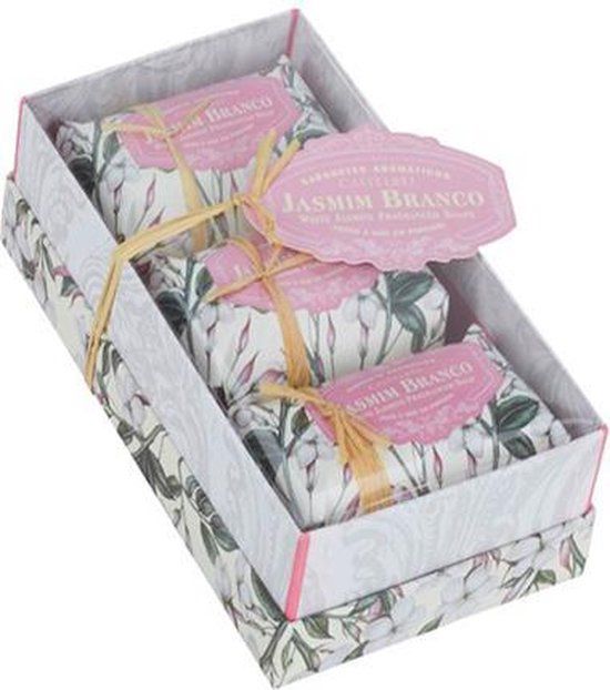 Castelbel Jasmim Branco Zeepset - 3 x 150 gr - Witte Jasmijn