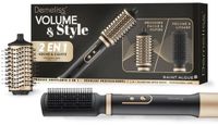 Saint Algue 2-in-1 föhnborstel - Demeliss Volume & Style - 1000 W - 3 temperatuurstanden - Zwart/Goud