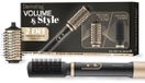 Saint Algue 2-in-1 föhnborstel - Demeliss Volume & Style - 1000 W - 3 temperatuurstanden - Zwart/Goud