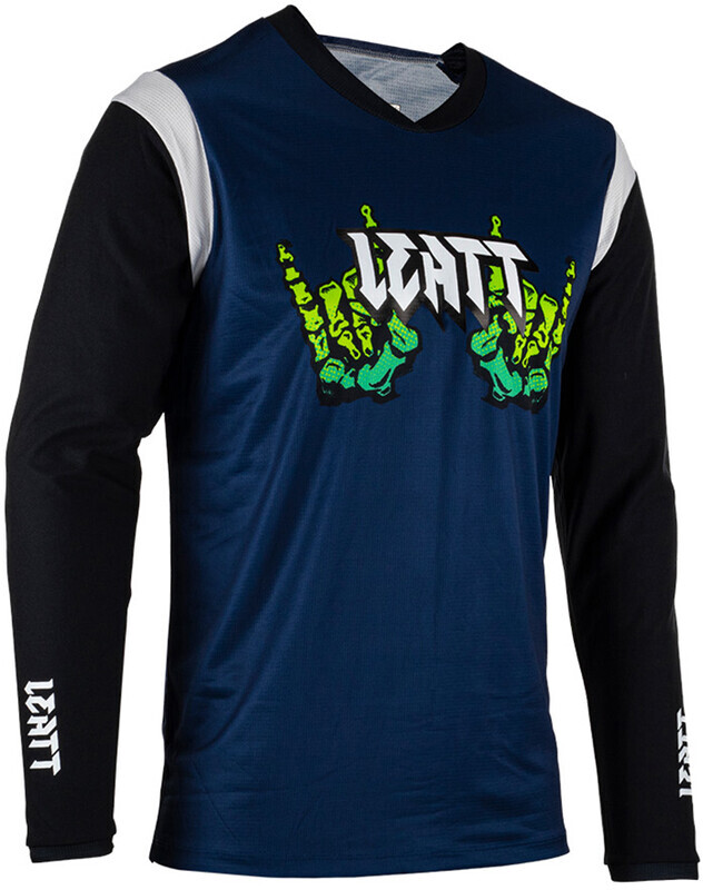 Leatt MTB Gravity 3.0 LS Jersey Men, blauw/zwart