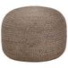VidaXL Poef handgemaakt 45x30 cm jute lichtgrijs