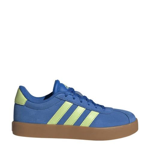 adidas Sportswear VL Court 3.0 suede sneakers kobaltblauw/limegroen