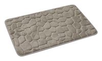 BUT Tendance Badmat mat Pebble - microfiber - Memory Foam - taupe - 50 x 80 cm - antislip - badkamer