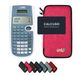 Texas Instruments TI-30XS MultiView Wetenschappelijke Rekenmachine met WYNGS Beschermhoes - Roze