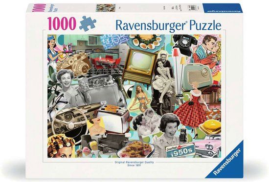 Ravensburger Puzzel Jaren 50 - 1000 Stukjes