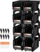 VEVOR Stapeldozen, 276x140x130mm (8-Pack), Zwart