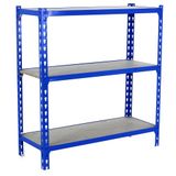 Simonrack MADERCLICK 3/400 1000 blauw/hout metalen rek zonder schroeven