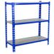 Simonrack MADERCLICK 3/400 1000 blauw/hout metalen rek zonder schroeven