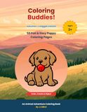 Coloring Buddies! Volume 1 • Doggie Edition