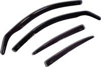 Heko Zijwindscherm Citroen C4 5deurs va. 2004 donker Zwart Rubber