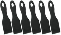Metaltex Raclet Spatels - Set van 6 - Zwart - Nylon