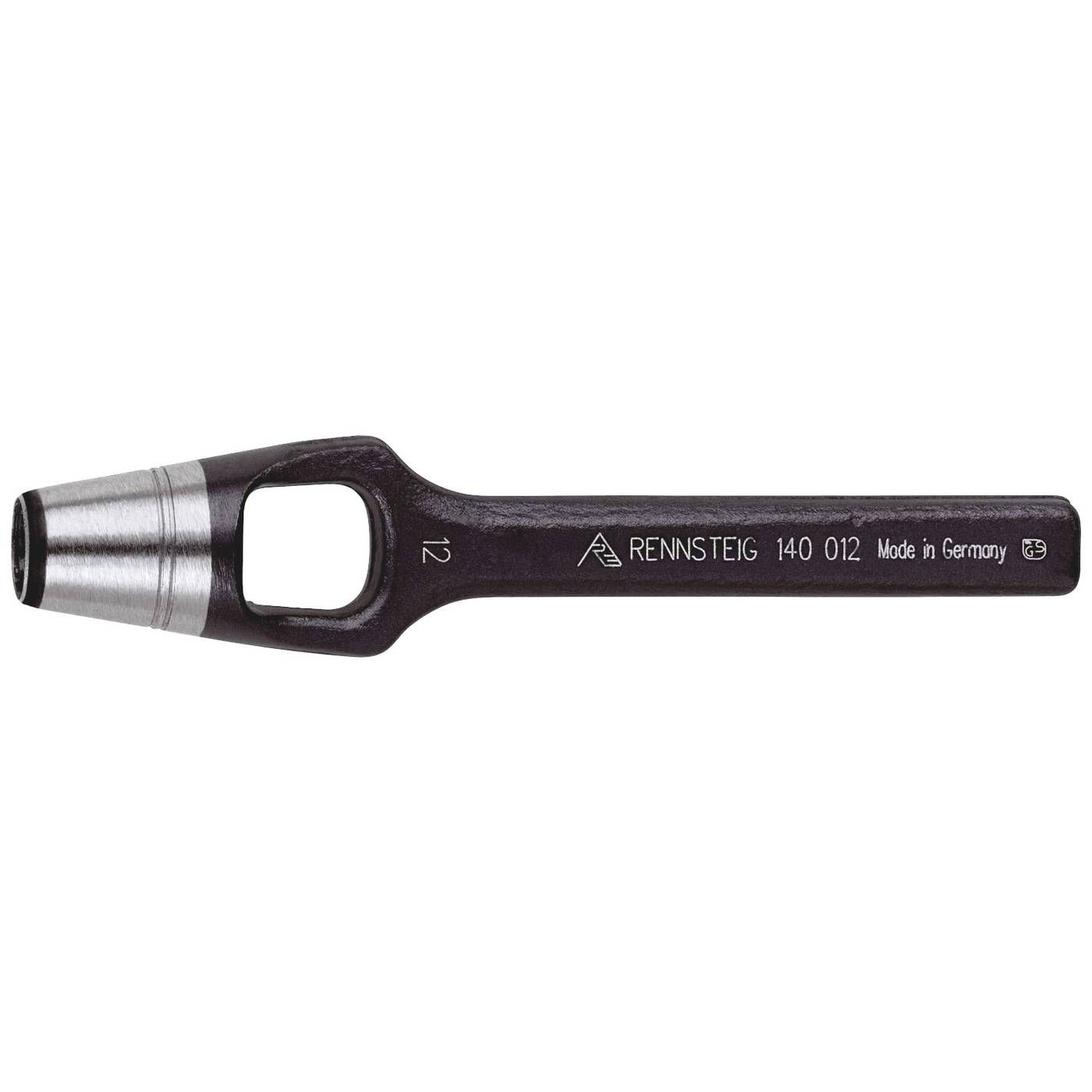 RENNSTEIG 140 011 0 Gatijzer (geperforeerd, stans), zwart - Ø 11 mm (7/16 inch)