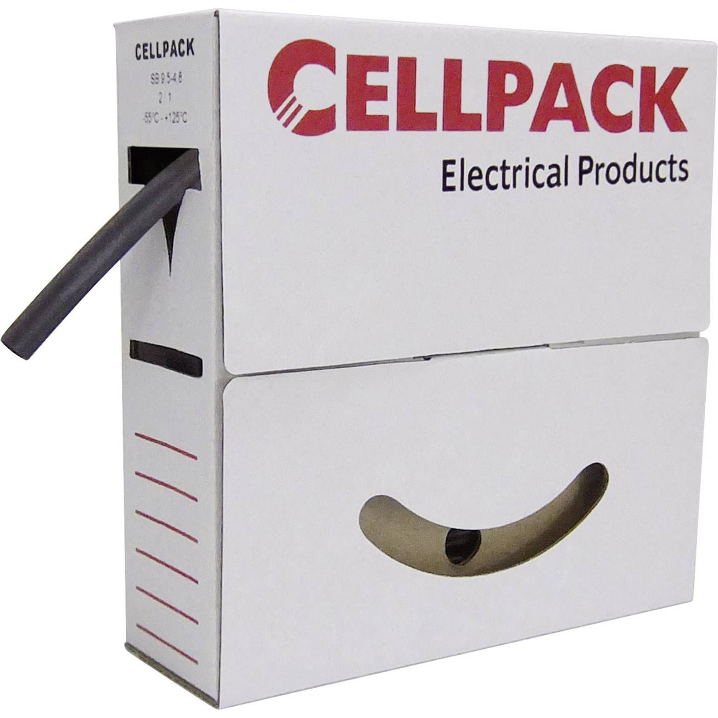 Cellpack Krimpkous SB, polyolefine (PO-X), zwart, lengte 10000mm, warmkrimp
