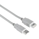 Hama 00200905 USB-kabel USB 2.0 1,5 m USB A 0,48 Gbit/s Grijs