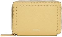 FOSSIL Logan Zip Around Card Case RFID Daze Lichtgeel