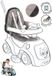 Smoby - Cover zadelhoes Maestra Loopauto