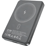 BWOO Draadloze Externe Batterij BO-P82, 10000mAh, 22,5W, PD + FQI, 1 x QI - 1 x USB-C, Grijs