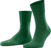 FALKE Run eenkleurig katoen functioneel materiaal sokken unisex groen - maat 42-43