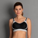 Anita - Extreme Control sport bh zonder beugel - Zwart - 95D