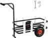 Vevor Viskar - Porte-canne à pêche - Chariot de pêche - Roues 28cm - Chargeable 90kg - Espace de rangement multifonctionnel - 128x67x89 cm