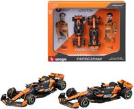 Bburago F1 speelgoedauto McLaren MCL38 2024 set Norris Piastri 1:43