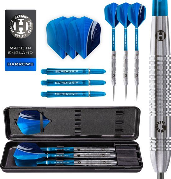 Harrows Genesis 60% Tungsten Dartpijlen 25 gram - Blauw