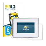 BROTECT Screenprotector 6 Stuks voor BUCHER automation JetView 1004 Beschermglas transparant