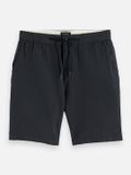 Scotch & Soda Fave - Cotton-linen Twill Bermuda Short Black Taille: W29