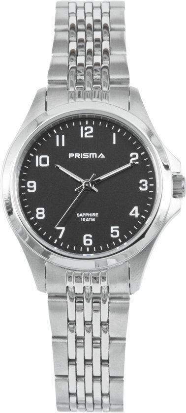 Prisma Edelstaal Saffier Dames horloge P1551