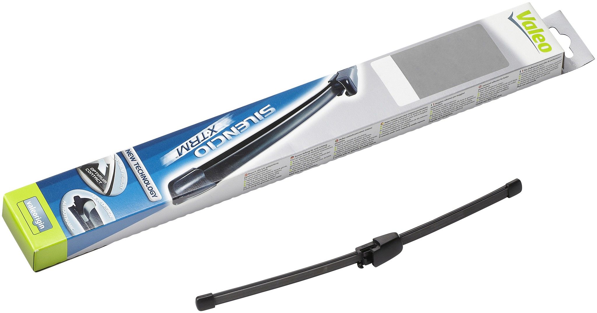 Valeo VM252 Silencio Visioflex Rear Wiper Blade - 1 Piece - Flatblade - 40.5cm - 3276425743311