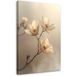 Tableau Moderne Rameau De Fleurs Beige (botanique),40x60