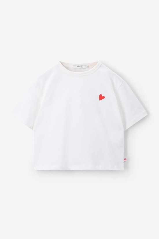 Sissy-Boy Wit T-shirt met embroidery