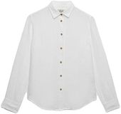 Superdry Premium Linen Chemise Manches Longues Blanc 2XS Femme