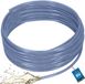KOTARBAU® Tuyau d'air comprimé ø 8 mm / 2,5 mm - Tuyau de compresseur - Tuyau d'air 50 m - Tuyau PVC avec insert textile - Tuyau d'eau - Transparent - Bleu