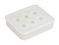 Rayher 35043000 siliconen gietvorm, diameter 16 mm, sieradenhanger, vorm voor het uitgieten met giethars ArtResin, sierbeton, raysin-gietpoeder, wit