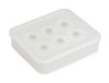 Rayher 35043000 siliconen gietvorm, diameter 16 mm, sieradenhanger, vorm voor het uitgieten met giethars ArtResin, sierbeton, raysin-gietpoeder, wit