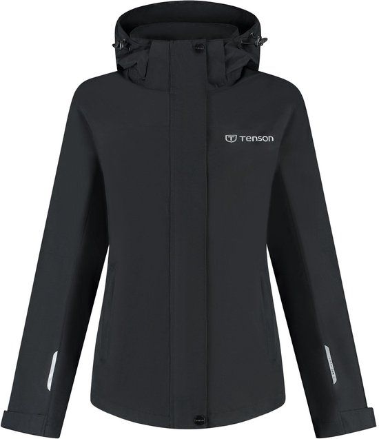 Tenson Melville Regenjas Dames - Zwart - Maat S