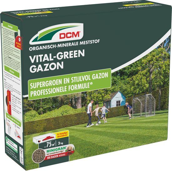 DCM VITAL-GREEN GAZON - 3KG - Gazonmeststof