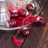 LOBERON set de 6 décorations de Noël Levier rouge