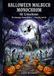 Halloween Malbuch Monochrom für Erwachsene: 50 schaurige Ausmalbilder — einseitig auf A4