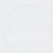 BigBuy Home Flat plate Zen Porcelain White (27 x 27 x 3 cm)