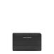 PIQUADRO - Portefeuille Compact en Cuir - Femme - Noir