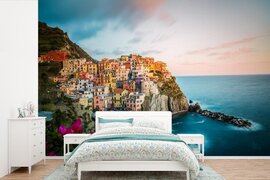 Nr1Wallpaper Behang - Fotobehang Italië - Rots - Monterosso - Breedte 525 cm x hoogte 350 cm