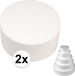 Rayher hobby materialen Rayher hobby Piepschuim vormen schijf - 2x - 20 cm breed en 7 cm dik