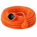 M mimotec Schuko verlengkabel, 20 m, professioneel, 3 x 1,5 mm, oranje, 16 A, 250 V, robuust, voor buiten en werkplaats
