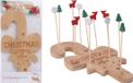 Excellent Houseware Kerst serveerplateau - Kerstdecoratie - Tapasplank - Tapasprikkers