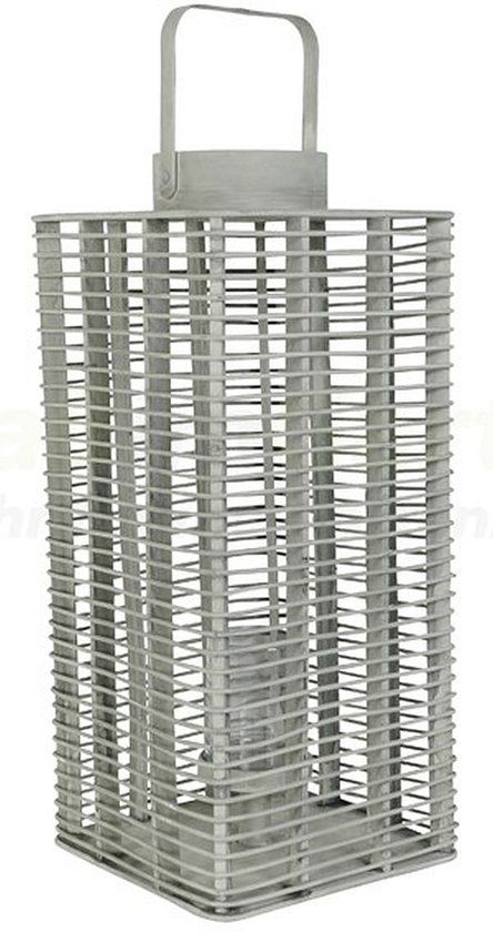 BMPline Lantaarn Bamboe 60 cm - Grijs