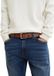 Tom Tailor - TTSCOTT leren riem met vierkante gesp - Maat 105 - light brown uni