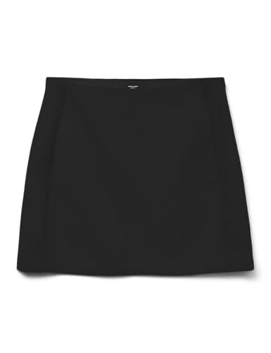 VERO MODA CURVE Vmcfortuneallison Ga Cur NOO korte rok plus size, zwart, 50